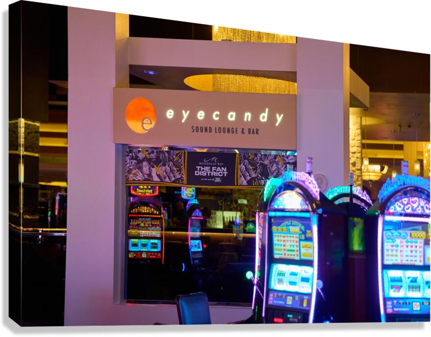 Eye Candy Lounge in Mandalay Bay   Las Vegas NV S Canvas Print