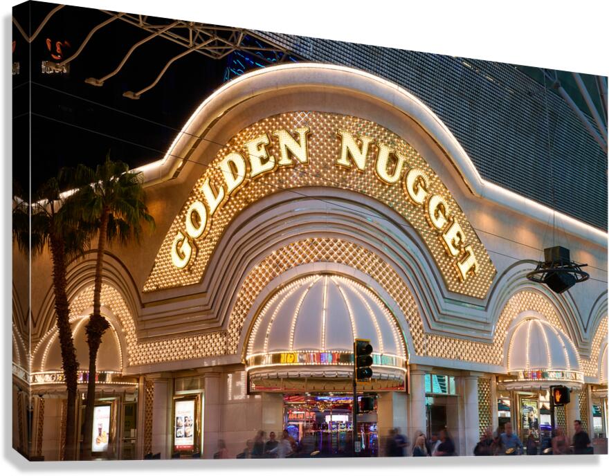 Golden Nugget Casino   Las Vegas NV DSC08029 Canvas Print