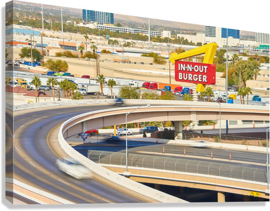 In N Out Burger   Las Vegas NV DSC02174 Canvas Print