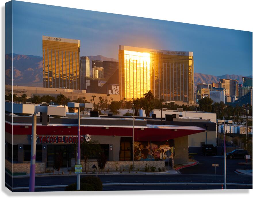 Las Vegas NV Skyline DSC01859 Canvas Print