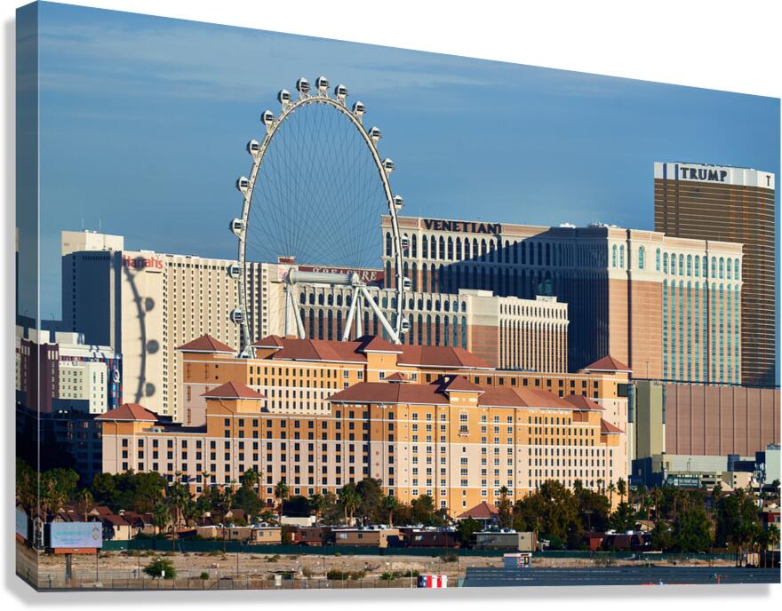 Las Vegas Skyline 7R308110 Canvas Print