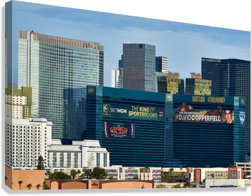 Las Vegas Skyline 7R308211 Canvas Print