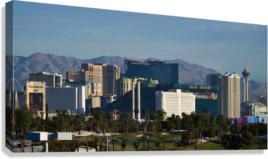 Las Vegas Skyline 7R308449  Canvas Print