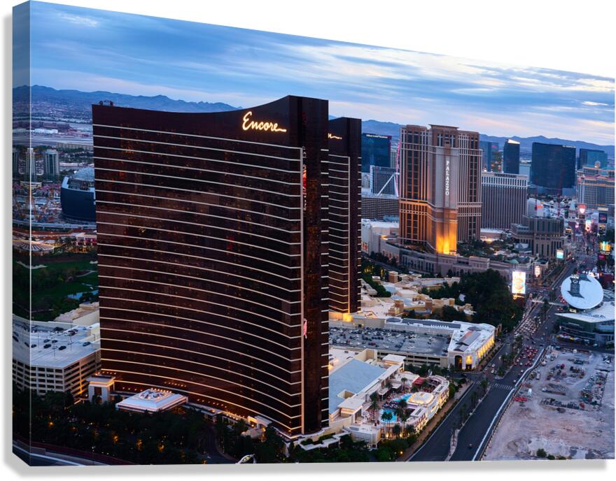 Las Vegas Skyline A9200622 Canvas Print