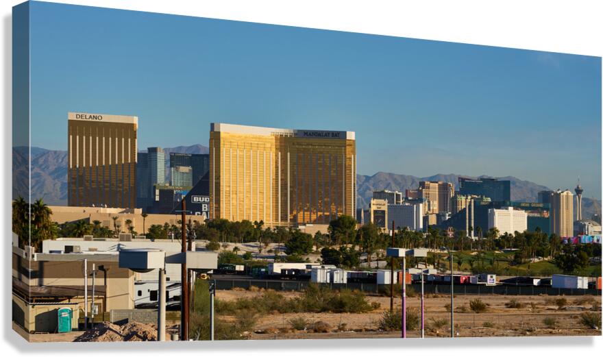 Las Vegas Skyline A9201506 Canvas Print
