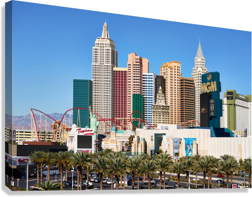 New York New York Casino   Las Vegas NV DSC06776. Canvas Print