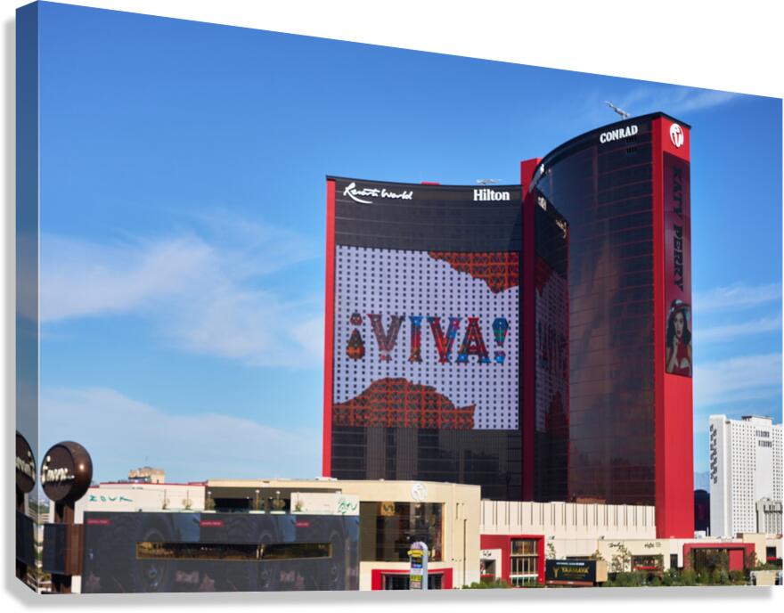 Resorts World   Las Vegas NV A9201697 Canvas Print