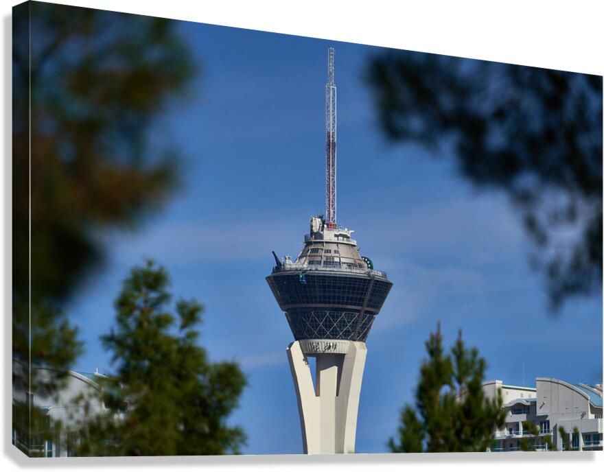 Stratosphere Casino   Las Vegas NV 7R308492 Canvas Print