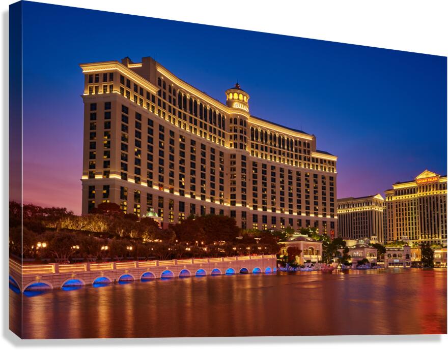 The Bellagio   Las Vegas NV 7R309937 Canvas Print