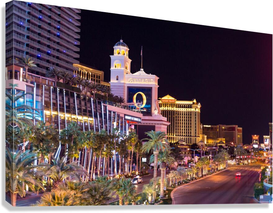 The Bellagio   Las Vegas NV 6629  Canvas Print