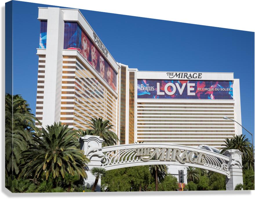 The Mirage Casino   Las Vegas NV 9071 Canvas Print