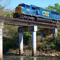CSX Train at Aqueduct Park   Augusta GA SA108015.