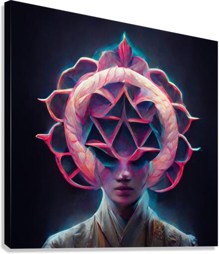 Flower Lady Canvas Print