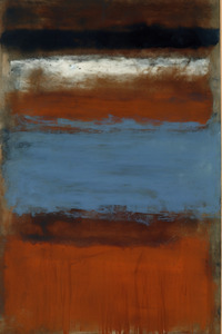 Inspired By Number 61 Rust And Blue