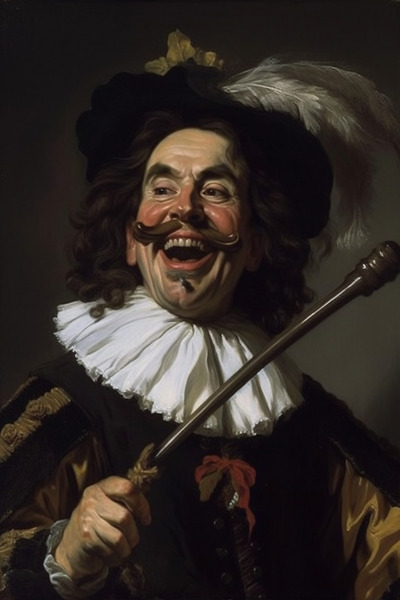 Inspired By The Laughing Cavalier Print