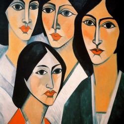 Inspired By Les Demoiselles dAvignon