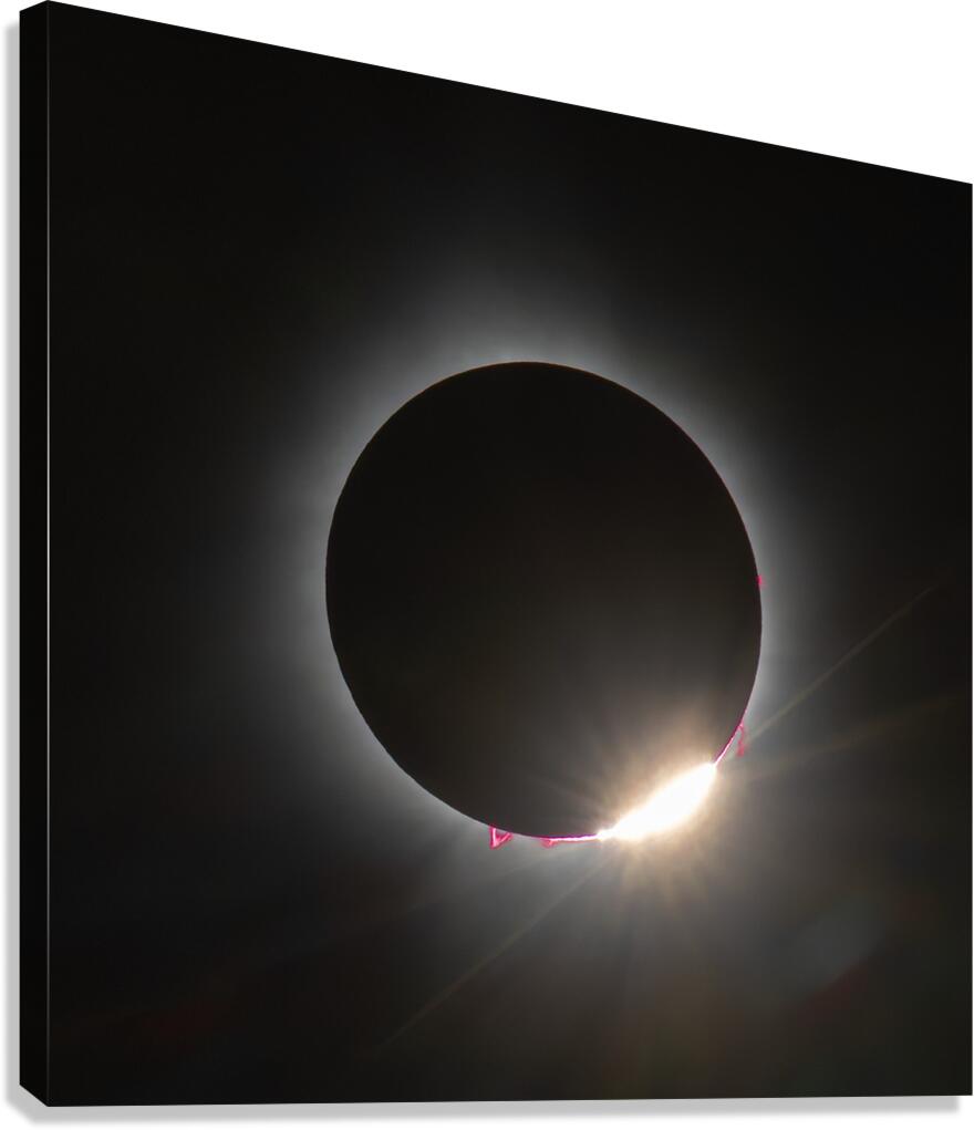 Bague de diamand blanche Canvas Print