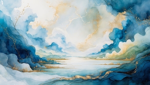 Tranquil Mountain Reflections by Jacob Farkas