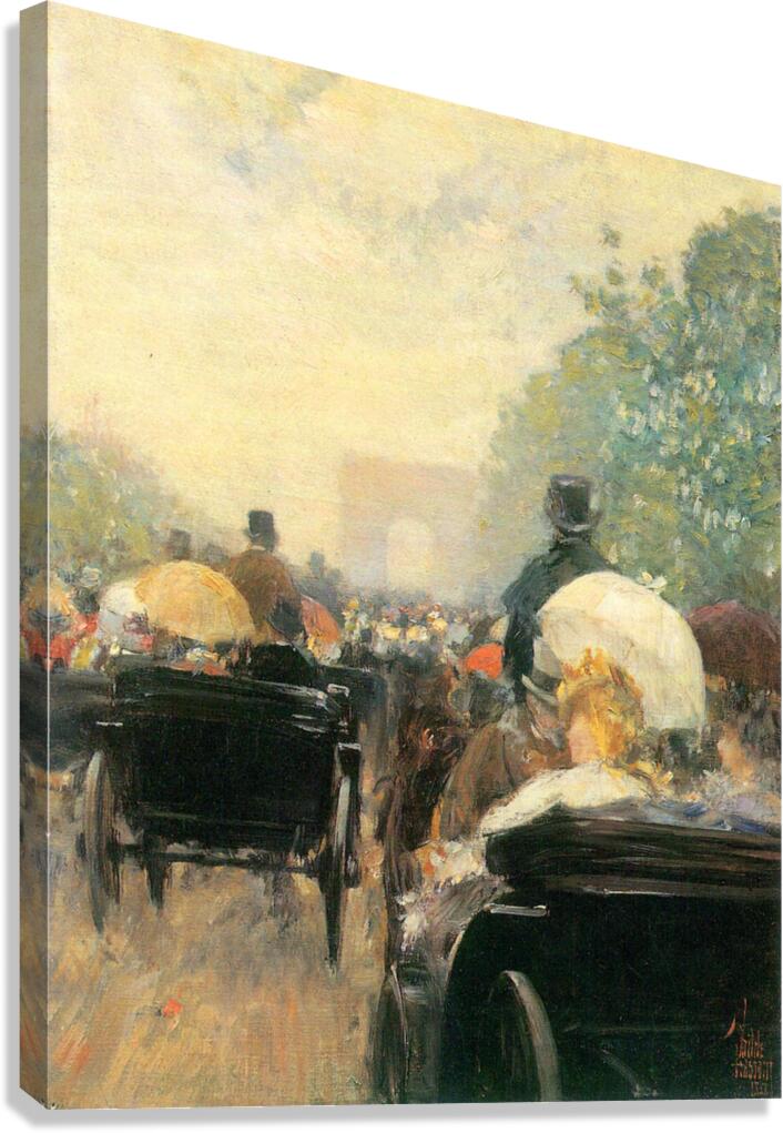 Carriage Parade Canvas Print