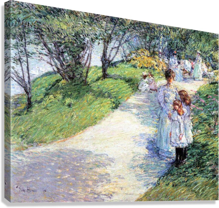 In Central Park Canvas Print
