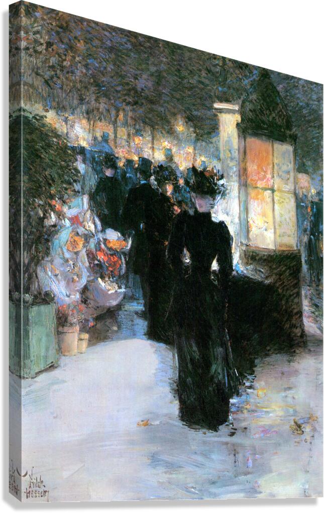 Paris Nocturne Canvas Print