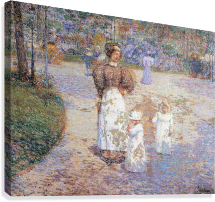 Spring in Central Park Canvas Print