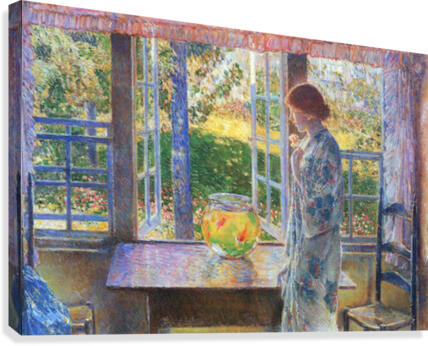 The Goldfish Window Canvas Print