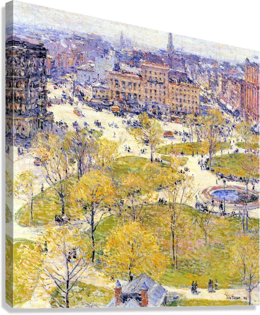 Union Square in Spring Canvas Print