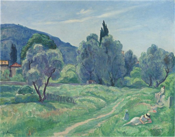 Landscape with Trees Print