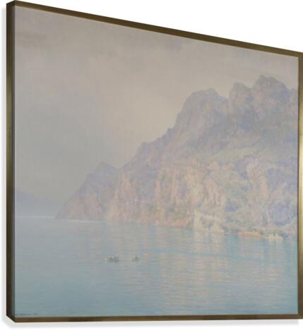Monte d Oro lac de Garde Canvas Print
