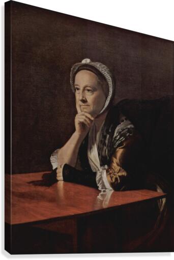 An old lady  Canvas Print
