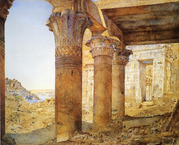 Temple philae outer Print