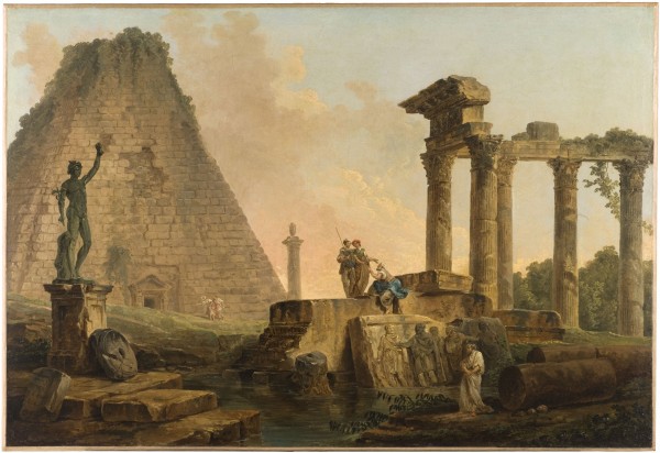 Ruines romaines Print