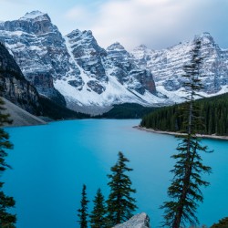 Moraine Lake – Winter Dawn