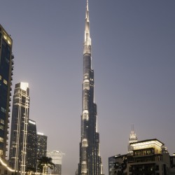 Burj Kalifa at night