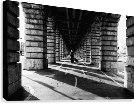 Bercy bridge Canvas Print