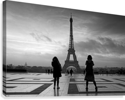 Trocadero square Canvas Print
