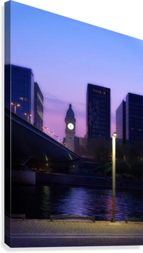 Night lights Canvas Print