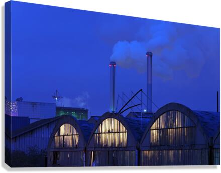 Heure bleue Canvas Print