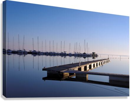 Blue lake Canvas Print