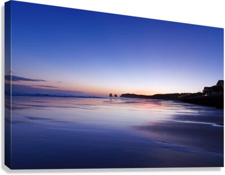Blue coast Canvas Print