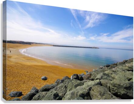 Anglet beach Canvas Print