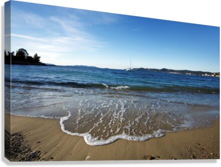 Fossette beach Canvas Print