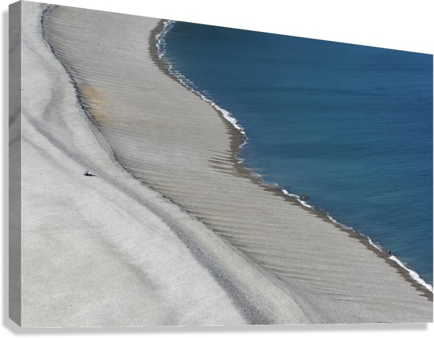  Fecamp beach Canvas Print