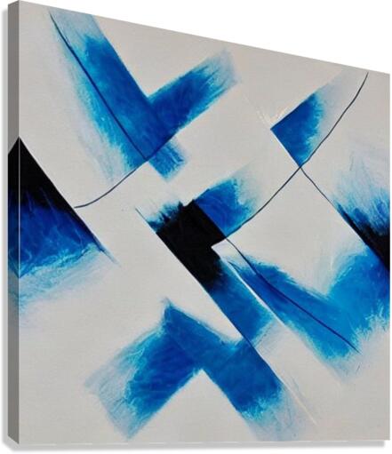 Blue Abstract Canvas Print