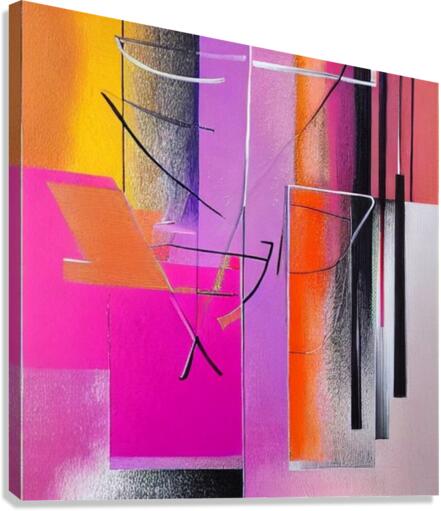 Pink Abstract Canvas Print