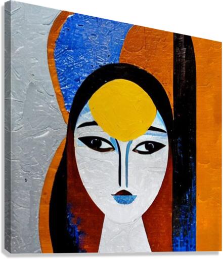 Face Abstract Canvas Print