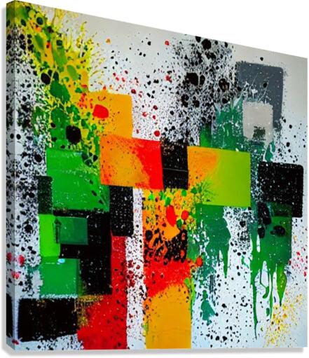 Abstract n7k Canvas Print