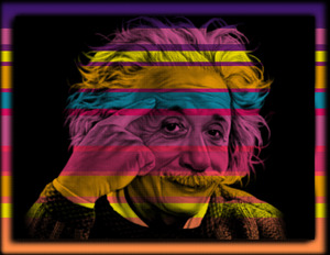 Famous Faces Pop Art Albert Einstein