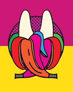 Pop Art Bananas
